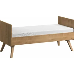 Lit bébé évolutif 70x140 cm vintage bois
