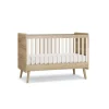 Lit bébé évolutif 70 x 140 cm vintage fresh chêne/sable beige