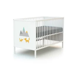 Lit bébé webaby à panneaux renard 60x120 cm