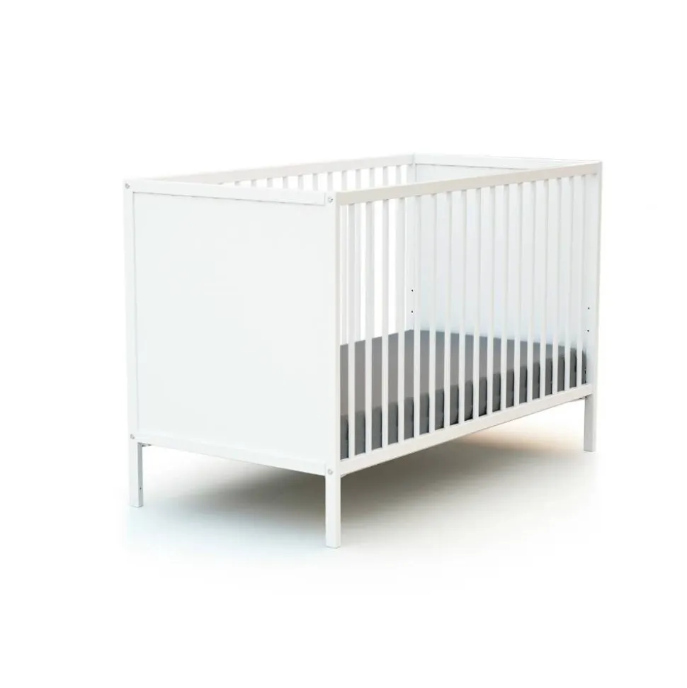 Lit bébé webaby à panneaux 60x120cm blanc
