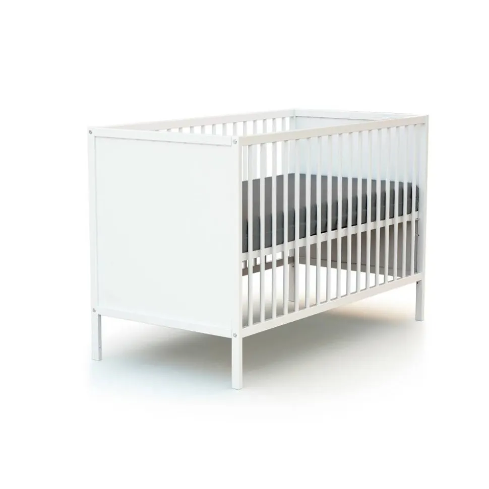 Lit bébé webaby à panneaux 60x120cm blanc