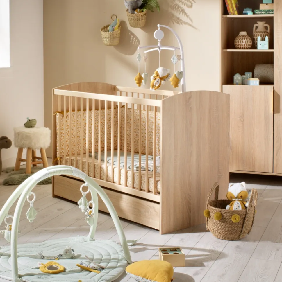 Lit bébé 60x120cm azur