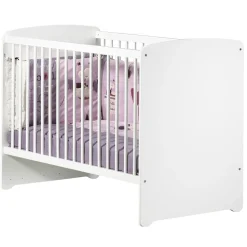 Lit bébé 60x120cm blanc