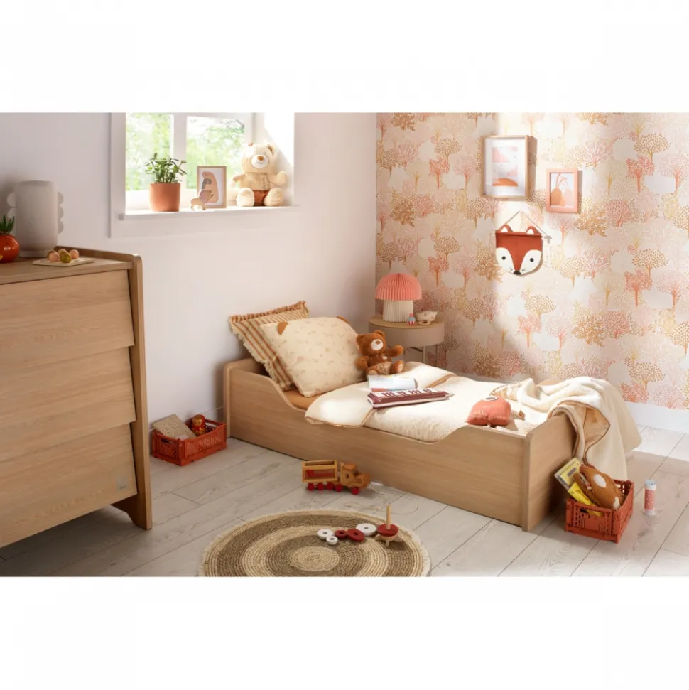 Lit bébé 70x140cm cannelle