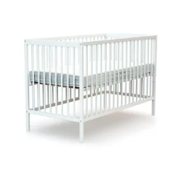 Lit bébé 60x120 cm essentiel blanc