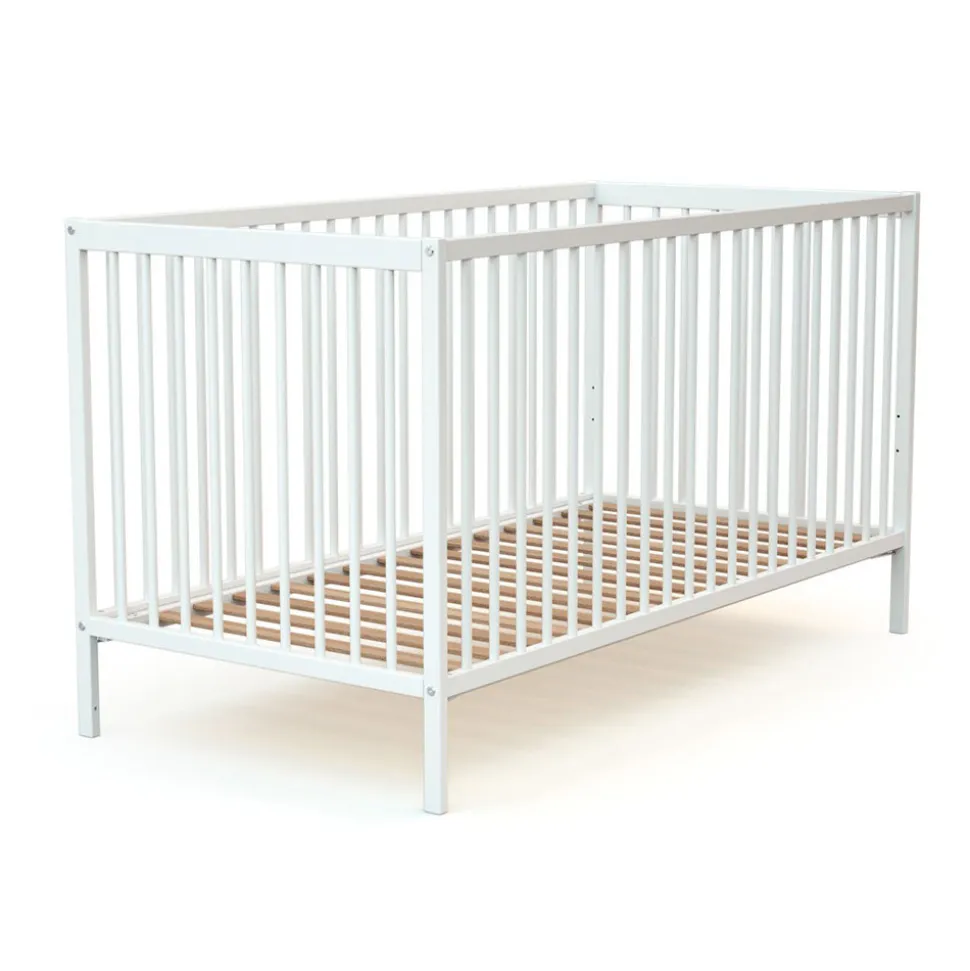 Lit bébé 70x140 cm essentiel blanc