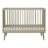 Lit bébé 60x120 cm flow argile et oak