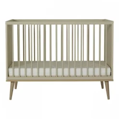 Lit bébé 60x120 cm flow argile et oak