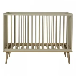 Lit bébé 60x120 cm flow argile et oak