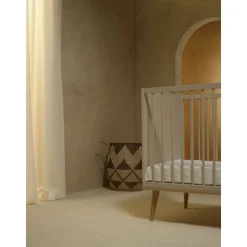 Lit bébé 60x120 cm flow argile et oak
