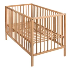 Lit bébé 60x120 cm lina - naturel