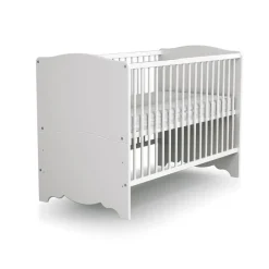 Lit bébé 60x120 cm marelle blanc