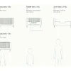 Lit bébé 70x140 cm évolutif en canapé yume natural ash
