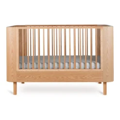 Lit bébé 70x140 cm évolutif en canapé yume natural ash