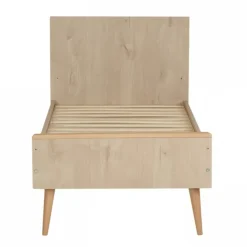 Lit bébé 70x140 cm évolutif en lit enfant cocoon natural oak