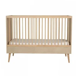 Lit bébé 70x140 cm évolutif en lit enfant cocoon natural oak