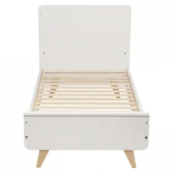 Lit bébé 70x140 cm évolutif en lit enfant loft white