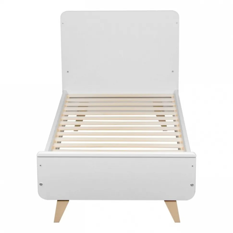 Lit bébé 70x140 cm évolutif en lit enfant loft white