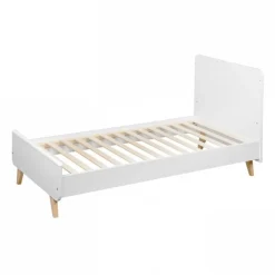 Lit bébé 70x140 cm évolutif en lit enfant loft white