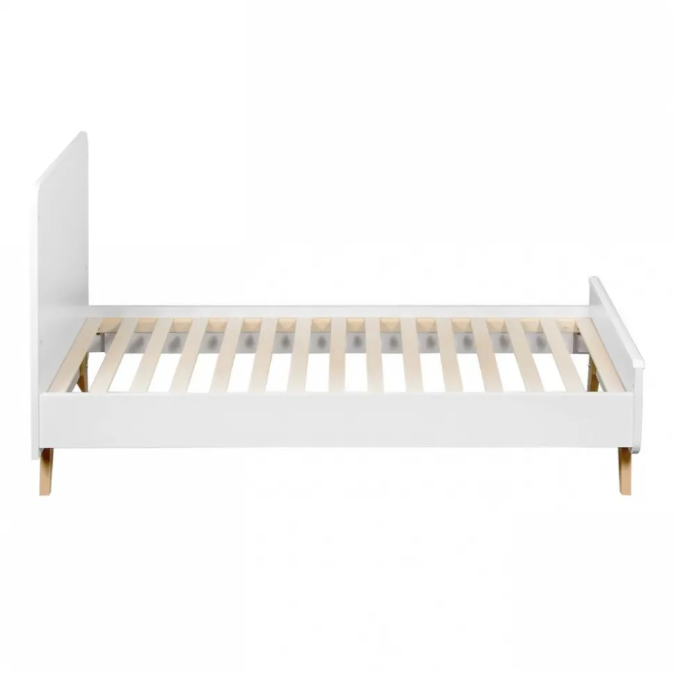 Lit bébé 70x140 cm évolutif en lit enfant loft white