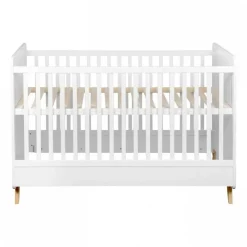 Lit bébé 70x140 cm évolutif en lit enfant loft white