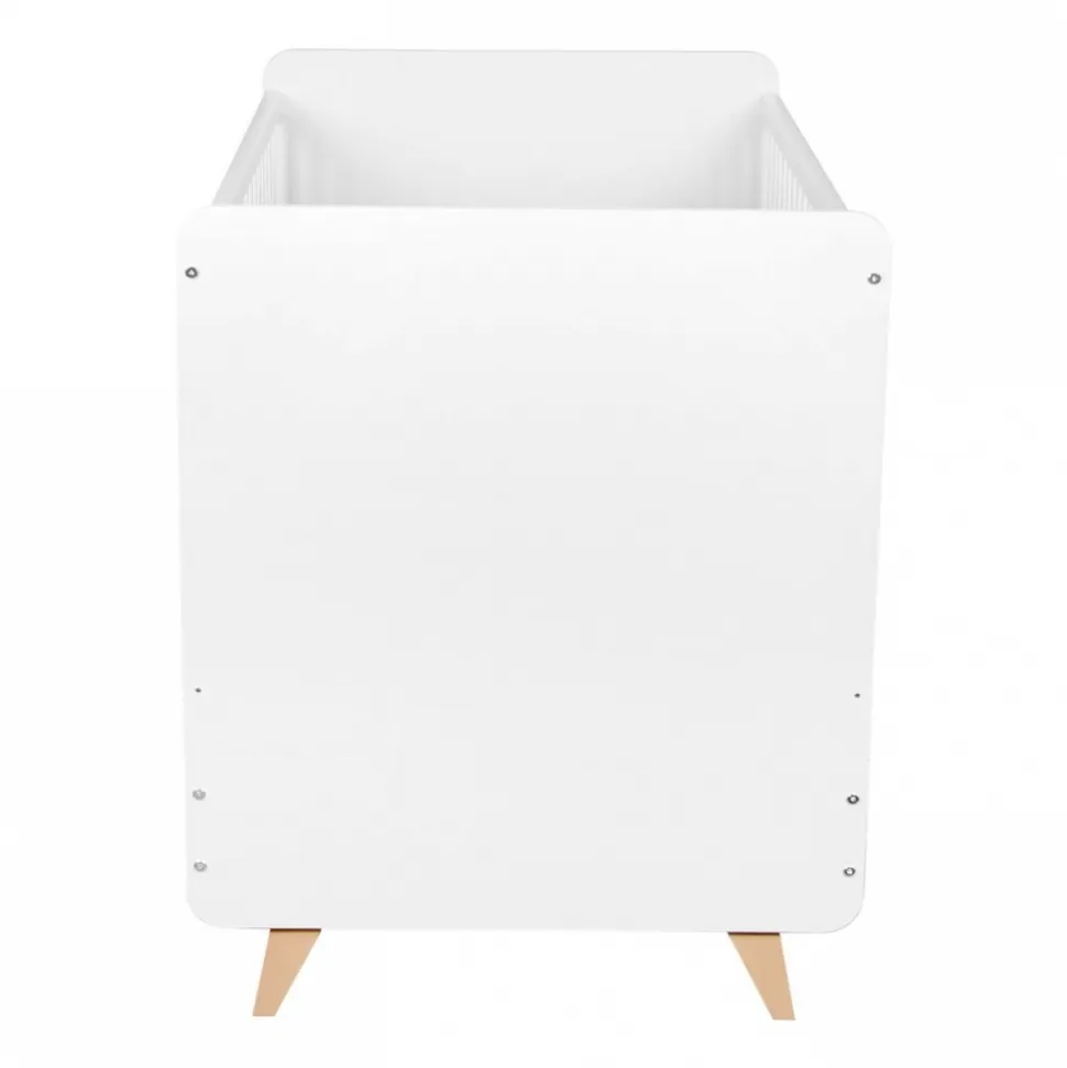 Lit bébé 70x140 cm évolutif en lit enfant loft white