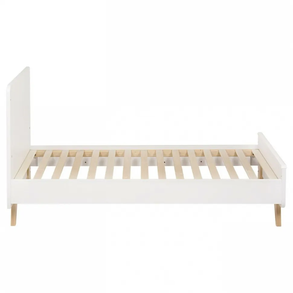 Lit bébé 70x140 cm évolutif en lit enfant loft white