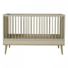 Lit bébé 70x140 cm évolutif en lit enfant flow argile et oak