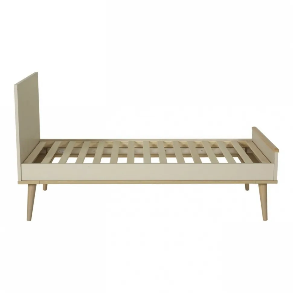 Lit bébé 70x140 cm évolutif en lit enfant flow argile et oak