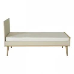 Lit bébé 70x140 cm évolutif en lit enfant flow argile et oak
