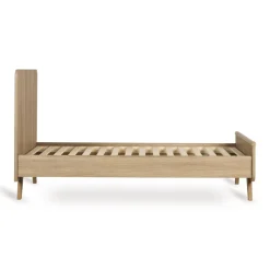 Lit bébé 70x140 cm évolutif en lit enfant loft honey ash