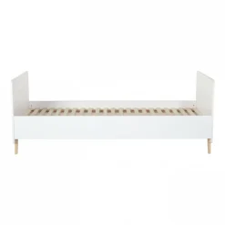 Lit bébé 60x120 cm évolutif en lit junior loft white