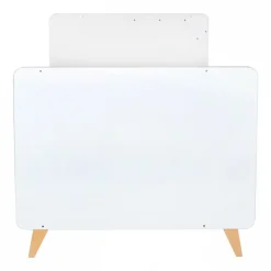 Lit bébé 60x120 cm évolutif en lit junior loft white