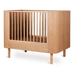 Lit bébé 110x70 cm yume natural ash