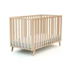 Lit bébé 60x120 hêtre verni