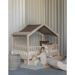 Lit cabane évolutif 90 x 200 cm - chalet