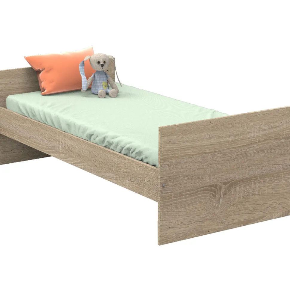 Lit chambre transformable 60x120en lit junior 90x190nova gris volcan