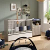 Lit chambre évolutif commode 1 porte up chêne silex