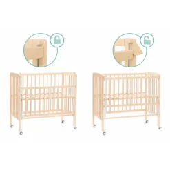 Lit cododo en bois nino beige