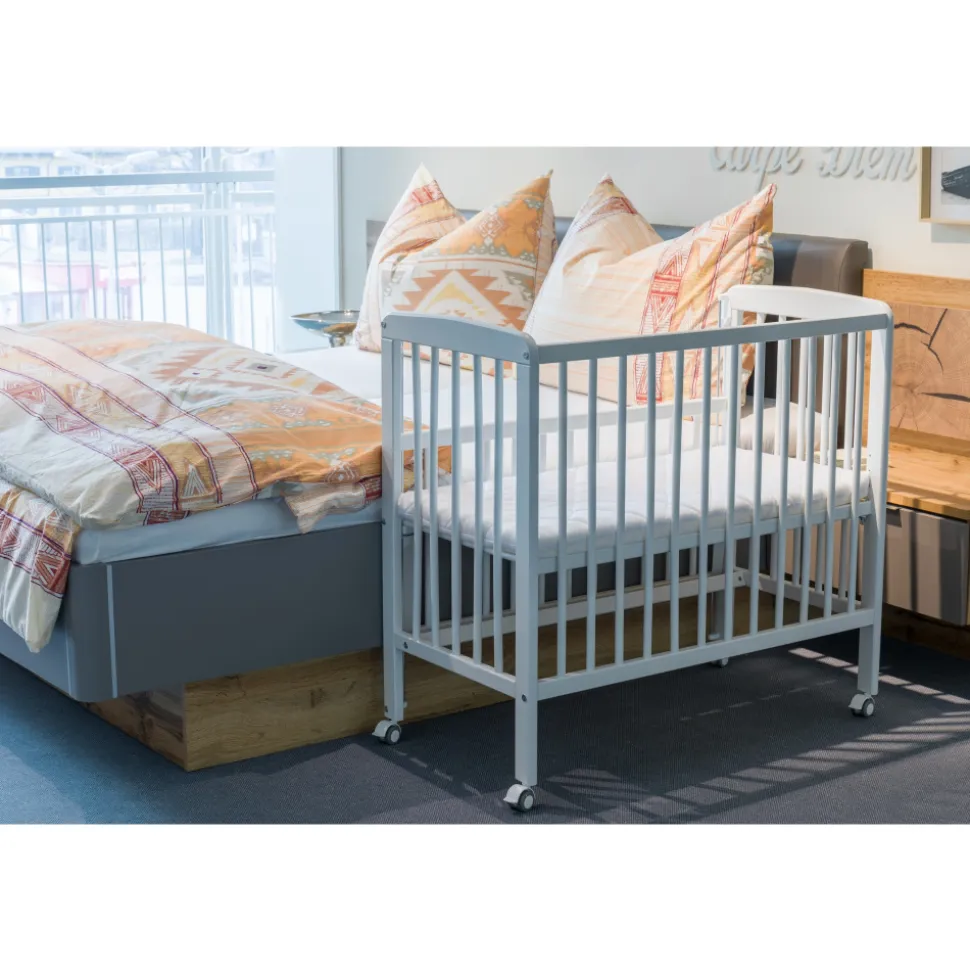 Lit cododo en bois nino blanc