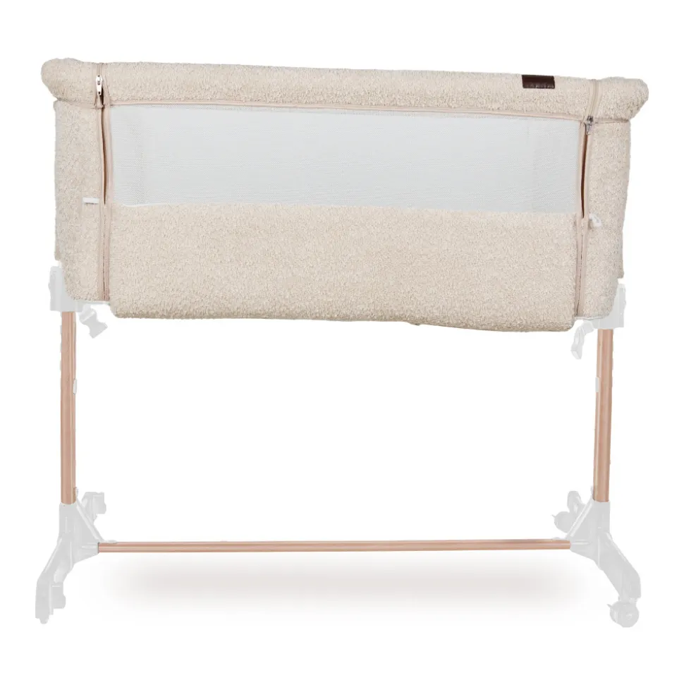 Lit cododo side-by-side bouclettes natural sheep