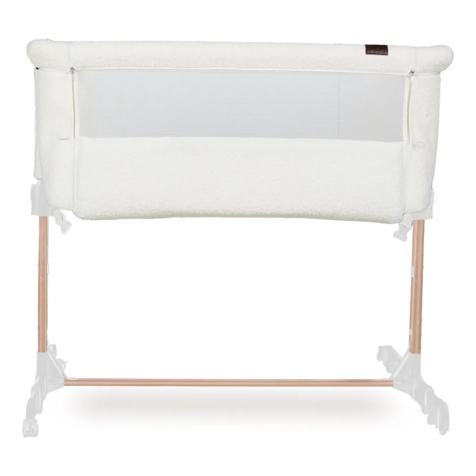 Lit cododo side-by-side bouclettes natural crème