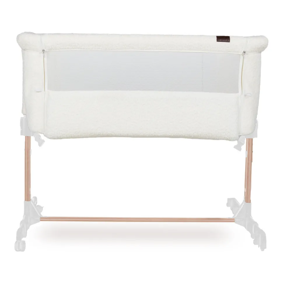 Lit cododo side-by-side bouclettes natural crème