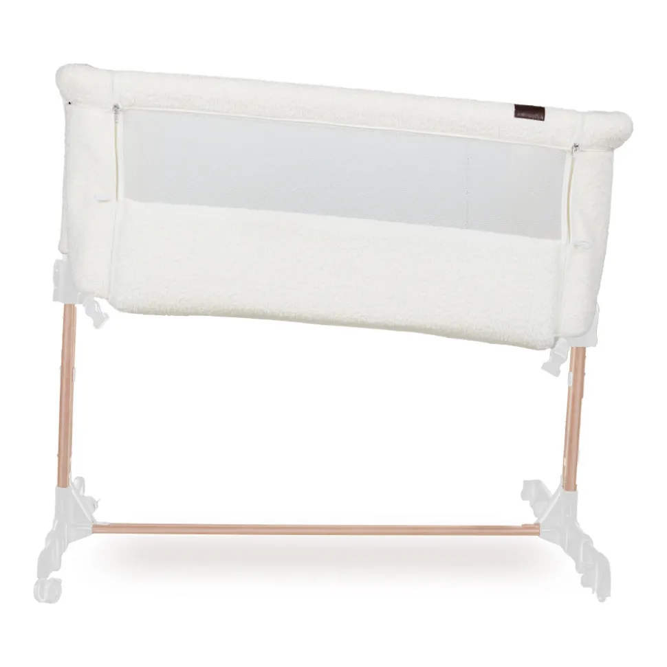 Lit cododo side-by-side bouclettes natural crème