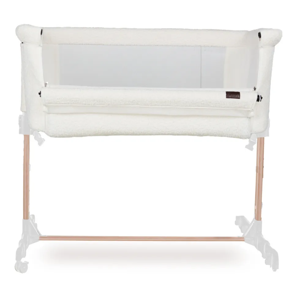 Lit cododo side-by-side bouclettes natural crème