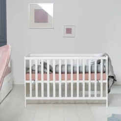 Lit cododo 60 x 120 cm sommier inclus blanc
