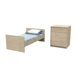 Lit combiné évolutif bébé 60x120cm antonin