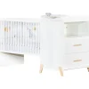 Lit combiné évolutif 60x120 en 90x190cm joy naturel