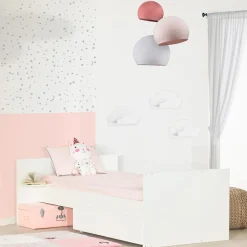 Lit combiné évolutif 60x120 en 90x190cm joy naturel