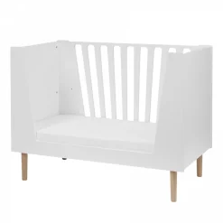 Lit de bébé évolutif 60 x 120 cm blanc